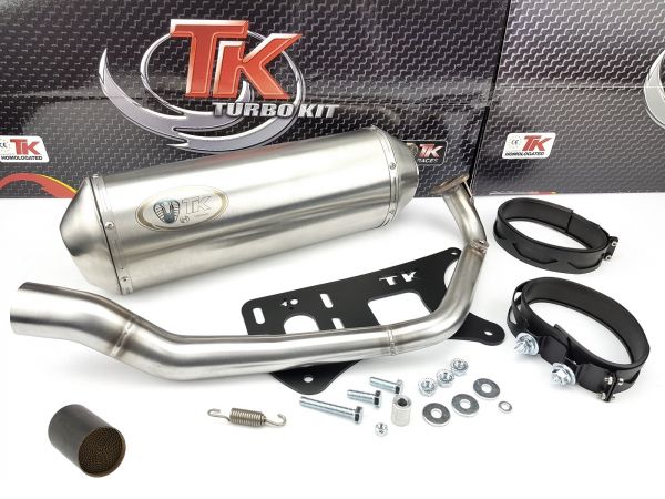 Turbo Kit Edelstahl Auspuff SYM Symphony SR 13 Orbit II 2017 125 4T