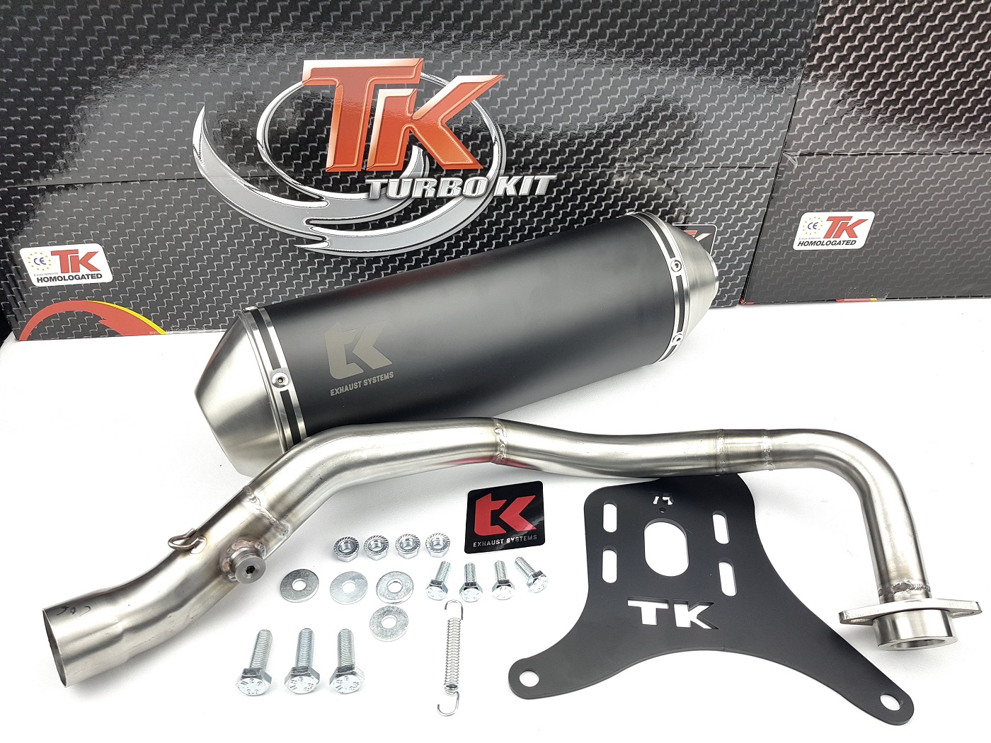 Turbo Kit Edelstahl Auspuff Honda Forza Adv I Takt