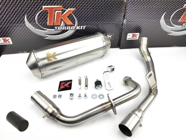 Turbo Kit Auspuff Edelstahl ZONTES ZT GK G K 125 125i 2020 2021 2022