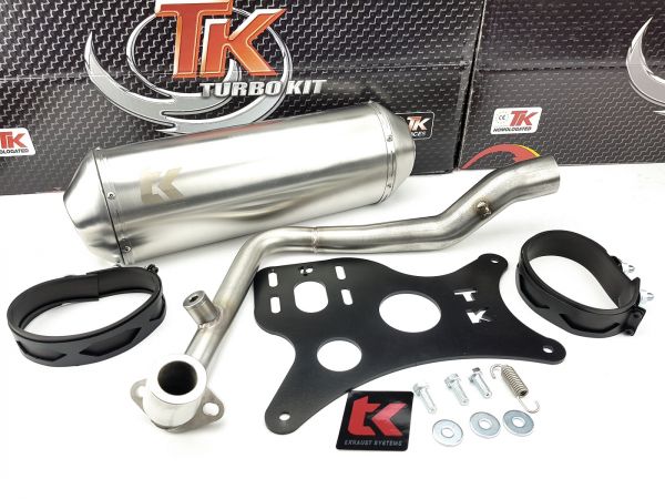 Auspuffanlage Turbokit Gmax Edelstahl Auspuff Daelim S I Fi T Scooter Roller Teile